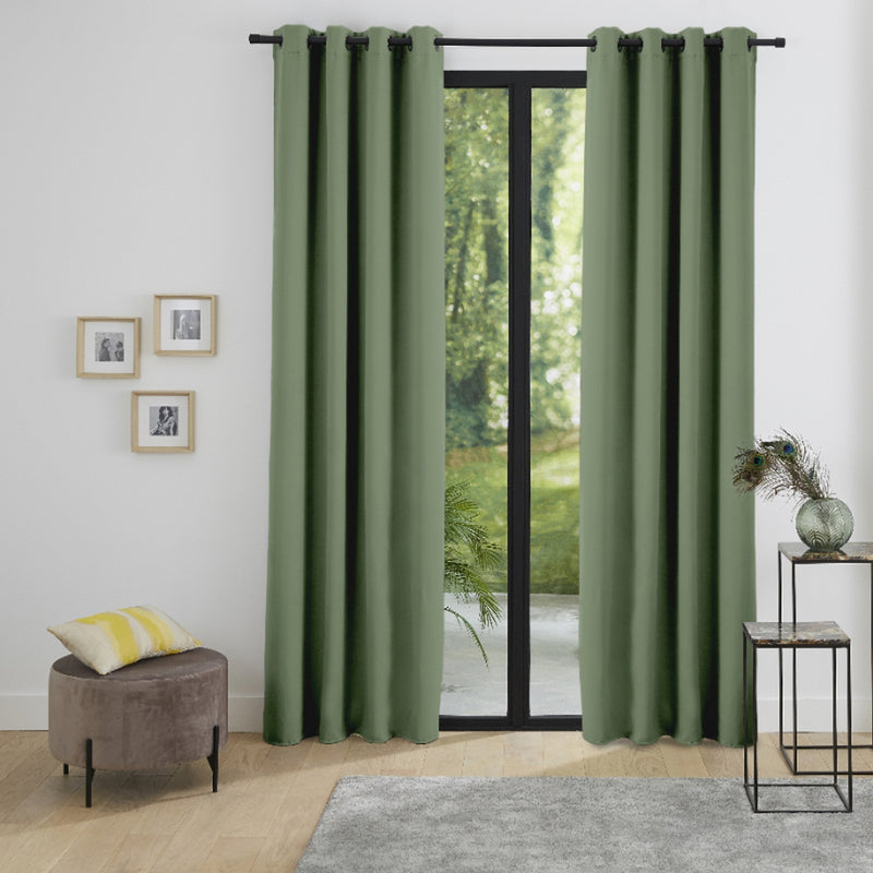 Rideaux Thermiques - 100% Polyester - Romarin