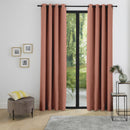Rideaux Thermiques - 100% Polyester - Rose Boisé