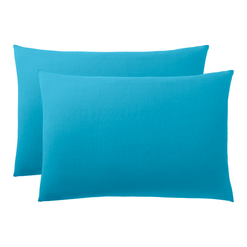 Funda de almohada - 100% Algodón - Cian