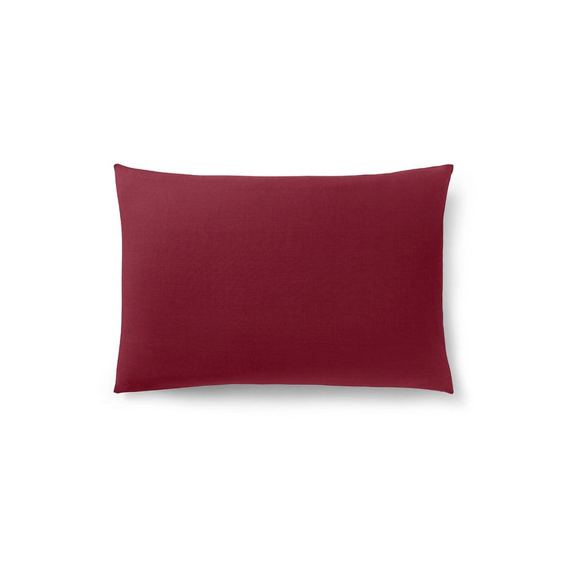 Taie D'Oreiller - 100% Coton - Grenat