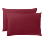 Funda de Almohada - 100% Algodón - Granate