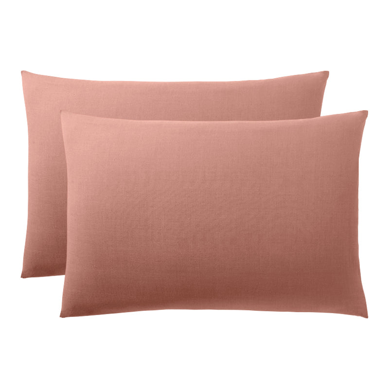 Funda de almohada - 100% Algodón - Rosa Viejo
