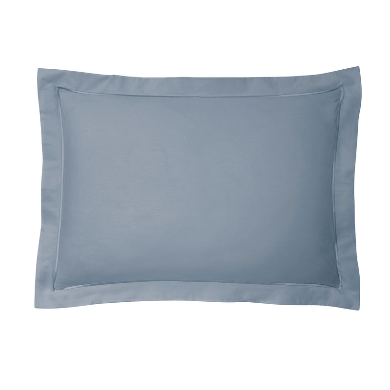 Taie D'Oreiller - 100% Percale Coton - Bleu Jean