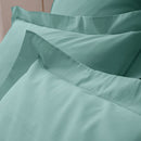 Taie D'Oreiller - 100% Percale Coton - Celadon