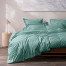 Taie D'Oreiller - 100% Percale Coton - Celadon