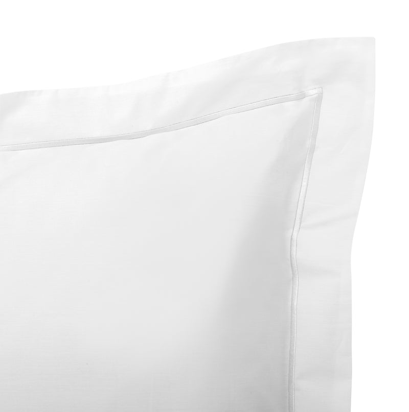 Taie D'Oreiller - 100% Percale Coton - Neige