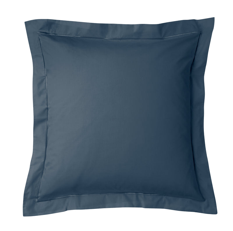 Taie D'Oreiller - 100% Percale Coton - Bleu Encre