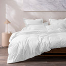 Taie D'Oreiller - 100% Percale Coton - Neige