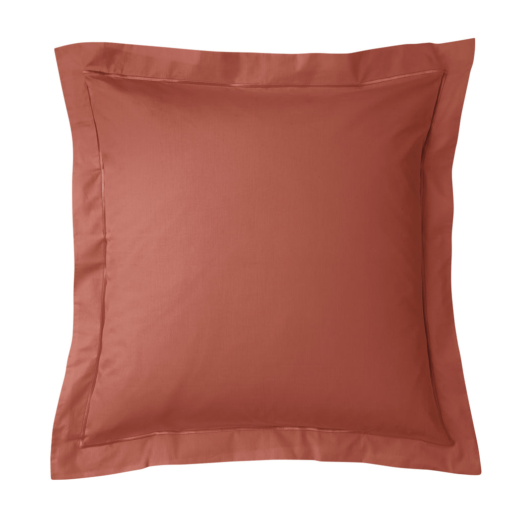 Funda de almohada - Percal 100% Algodón - Terracota
