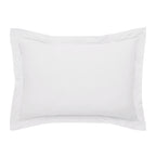 “Prestige” Pillowcase – Cotton Satin – White