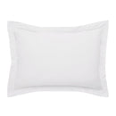 Taie D'Oreiller "Prestige" - Satin De Coton - Blanc