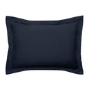 Taie D'Oreiller "Prestige" - Satin De Coton - Bleu Velours