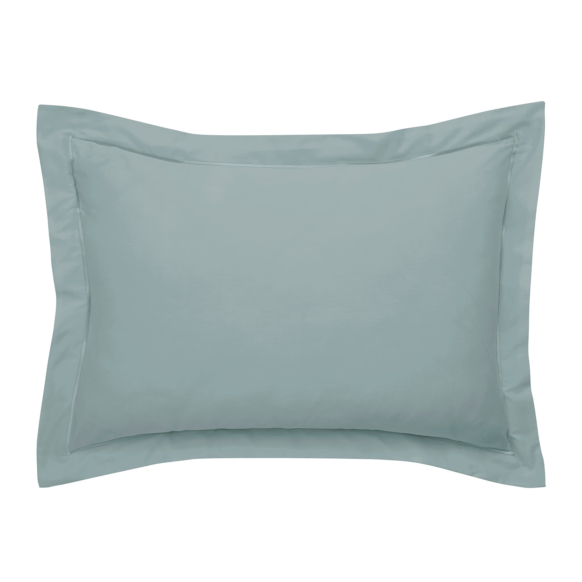 “Prestige” Pillowcase – Cotton Satin – Celadon