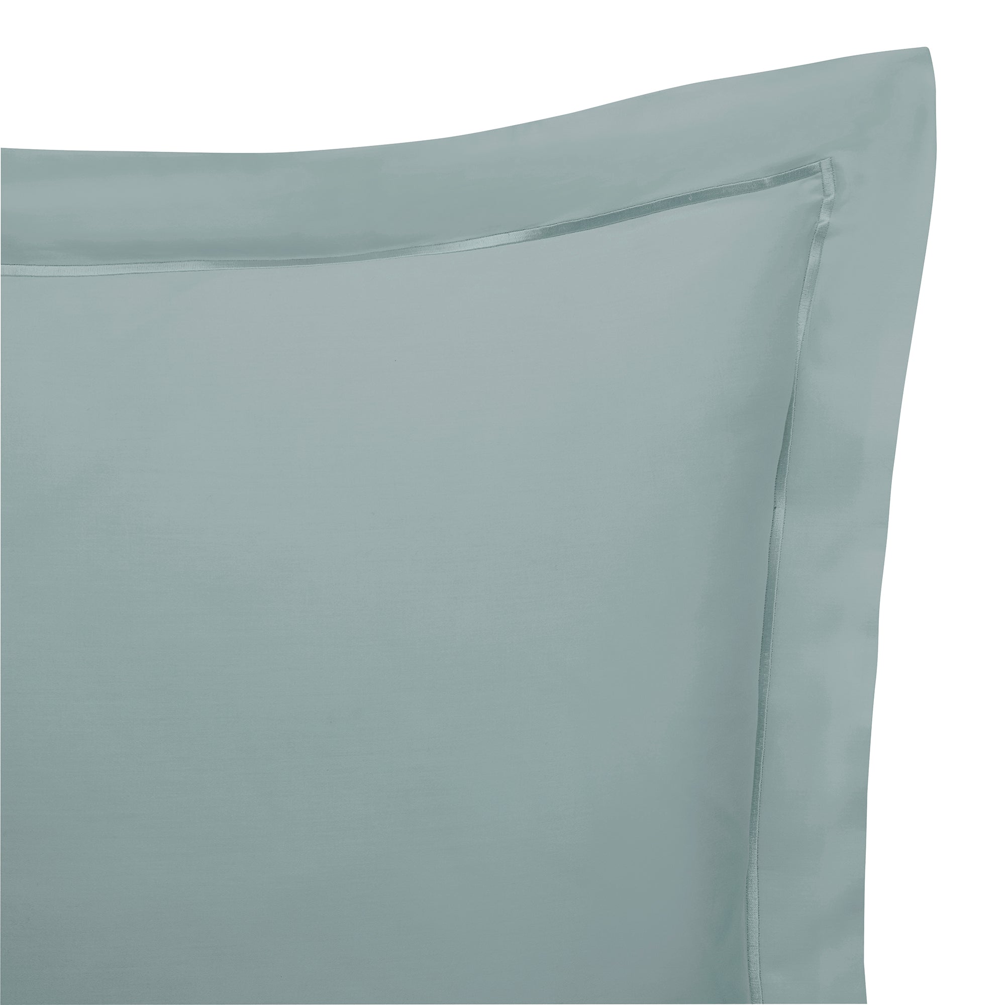 “Prestige” Pillowcase – Cotton Satin – Celadon