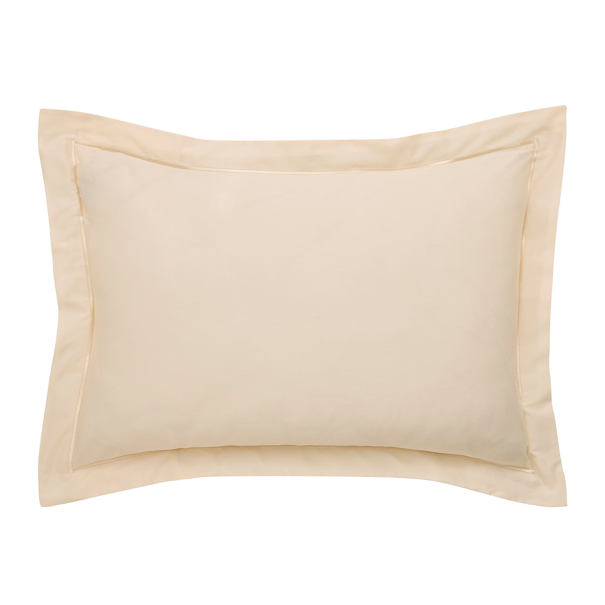 “Prestige” Pillowcase – Cotton Satin – Cream