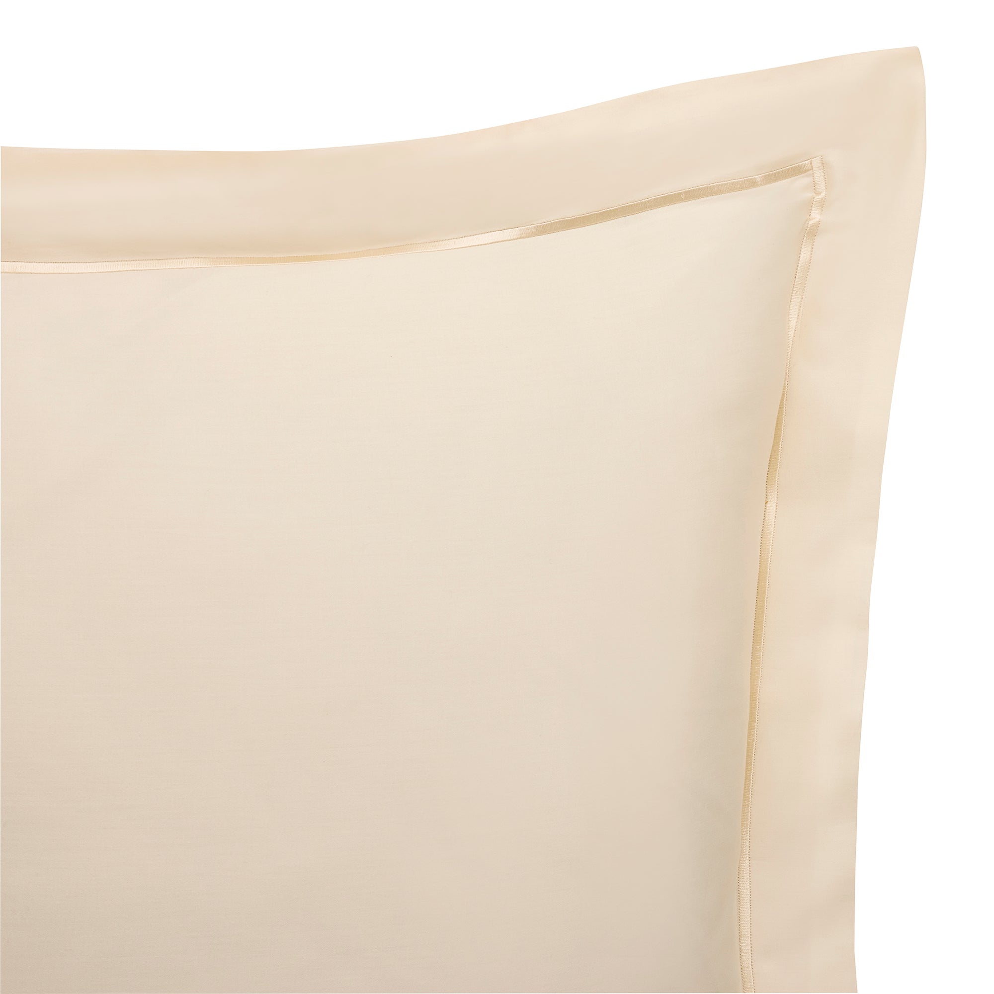 “Prestige” Pillowcase – Cotton Satin – Cream