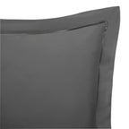 “Prestige” Pillowcase – Cotton Satin – Graphite