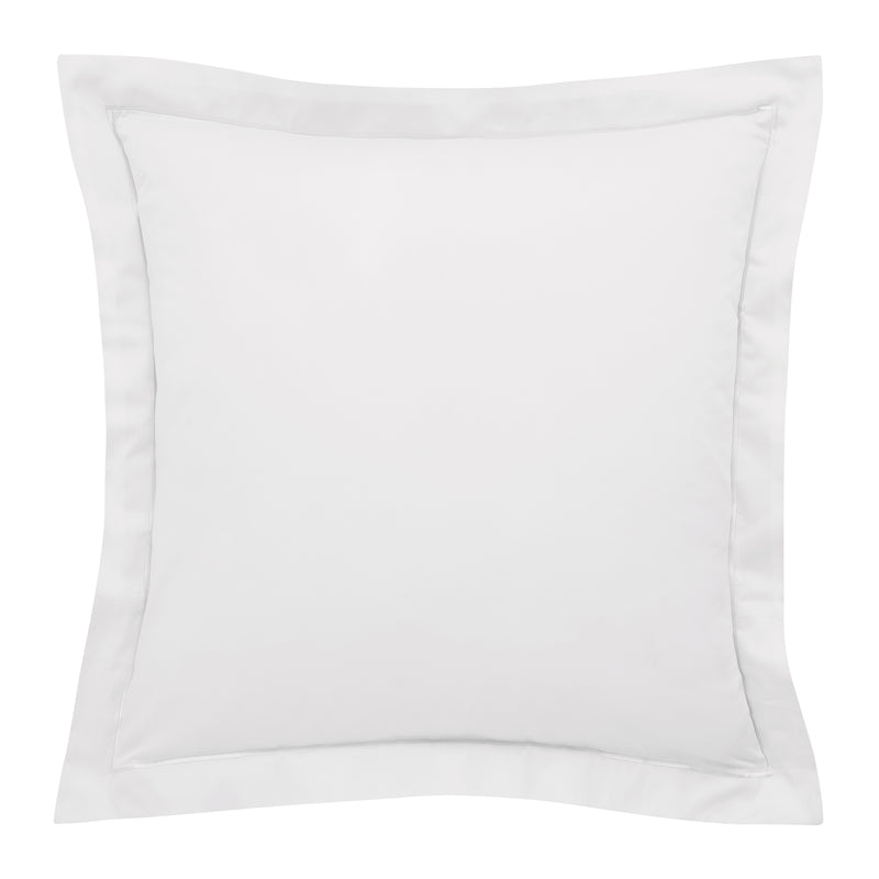 Taie D'Oreiller "Prestige" - Satin De Coton - Blanc