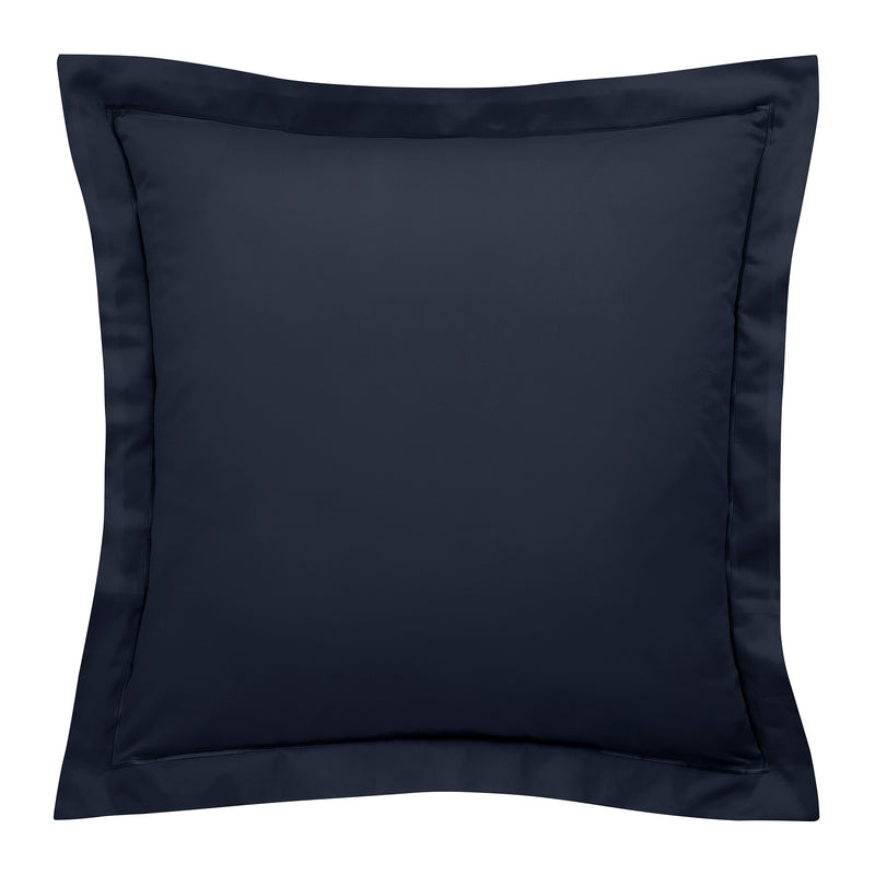 Taie D'Oreiller "Prestige" - Satin De Coton - Bleu Velours