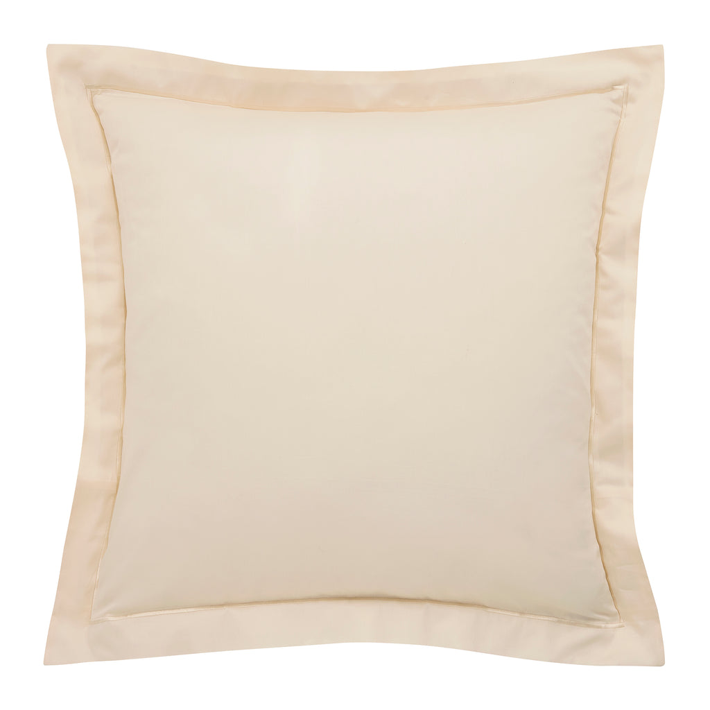 “Prestige” Pillowcase – Cotton Satin – Cream