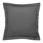 “Prestige” Pillowcase – Cotton Satin – Graphite