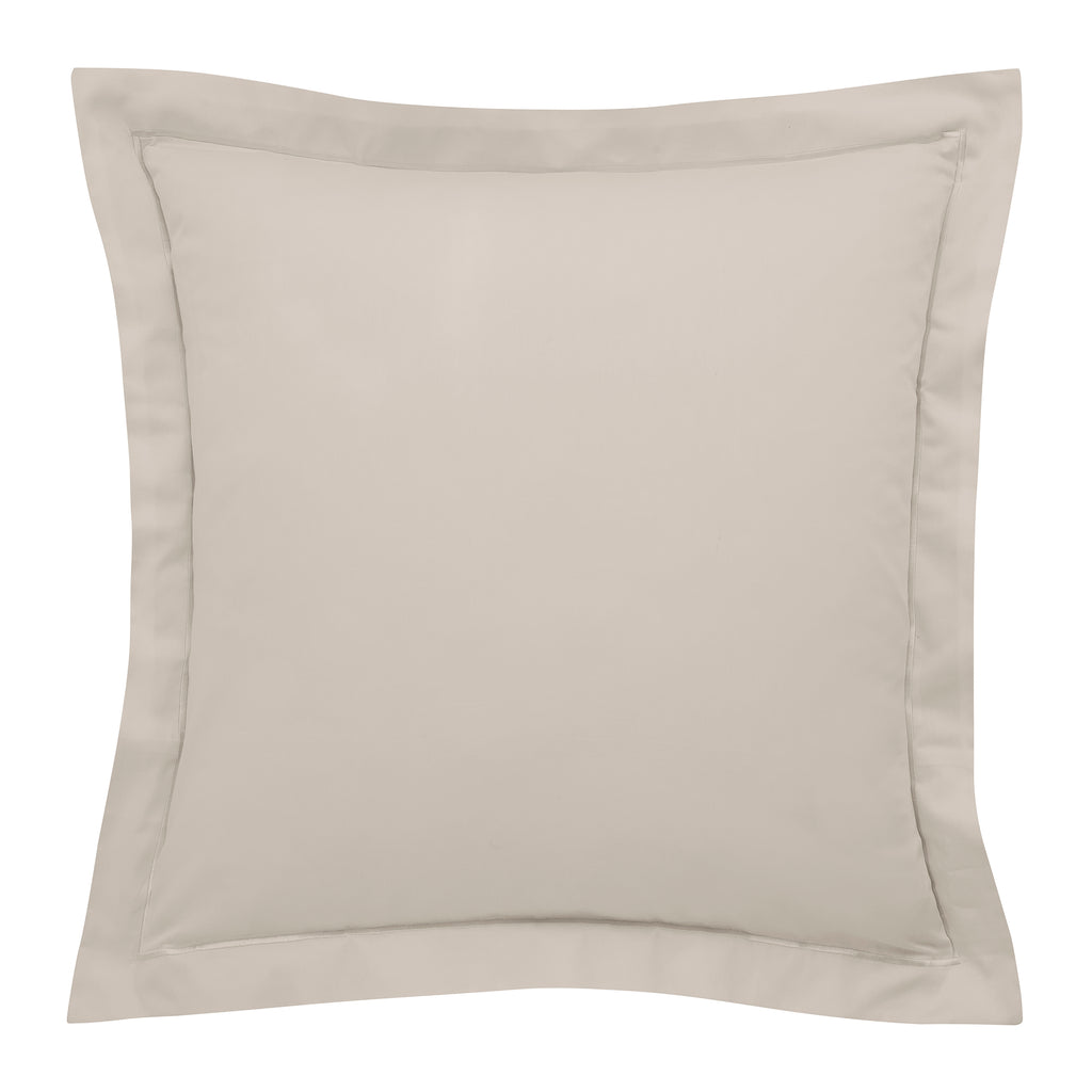 “Prestige” Pillowcase – Cotton Satin – Sand