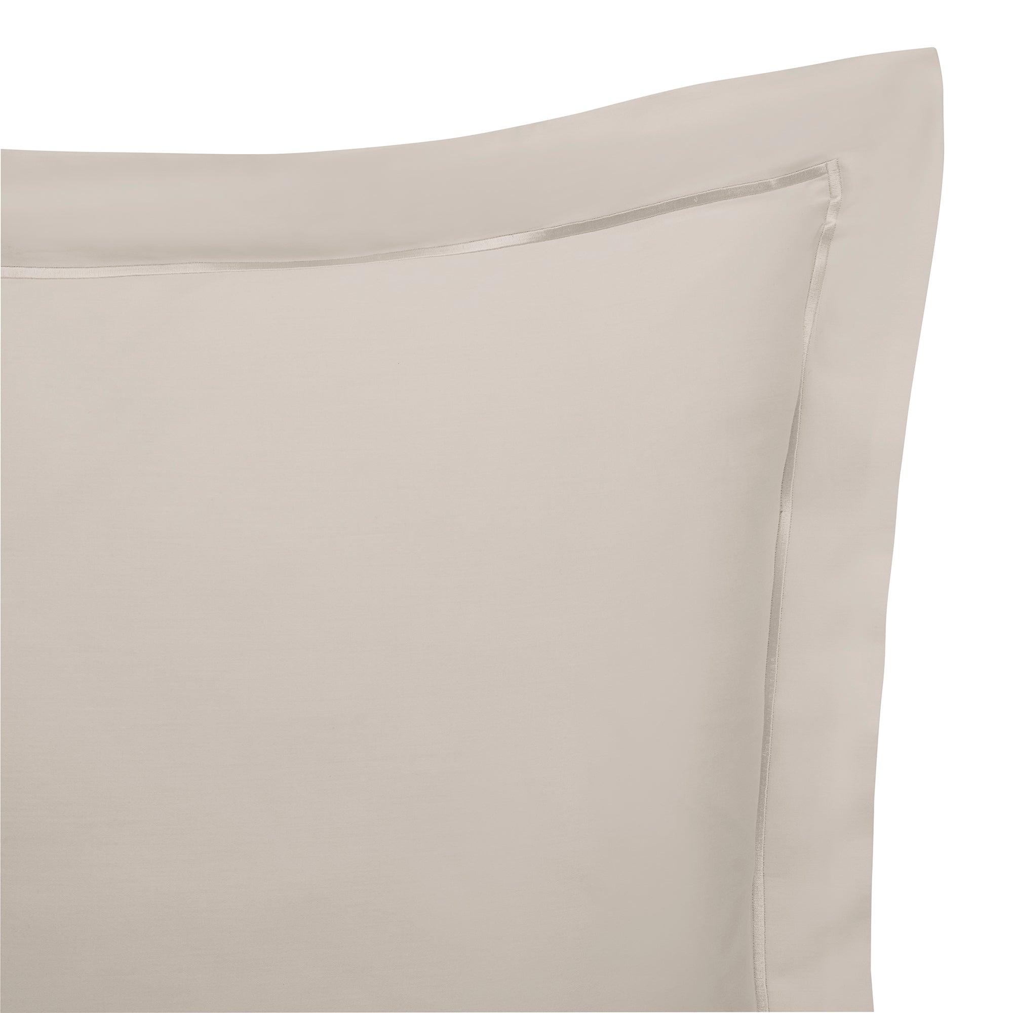 “Prestige” Pillowcase – Cotton Satin – Sand