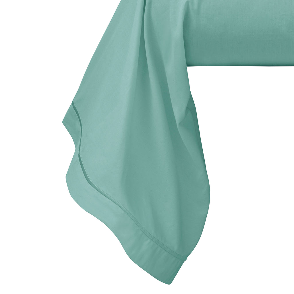 Funda Bolster - Percal 100% Algodón - Celadon