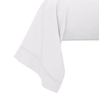 “Prestige” Bolster Case – Cotton Satin – White