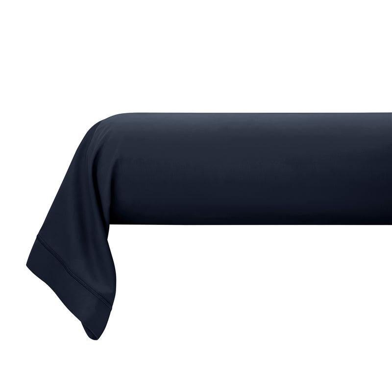 Taie De Traversin "Prestige" - Satin De Coton - Bleu Velours