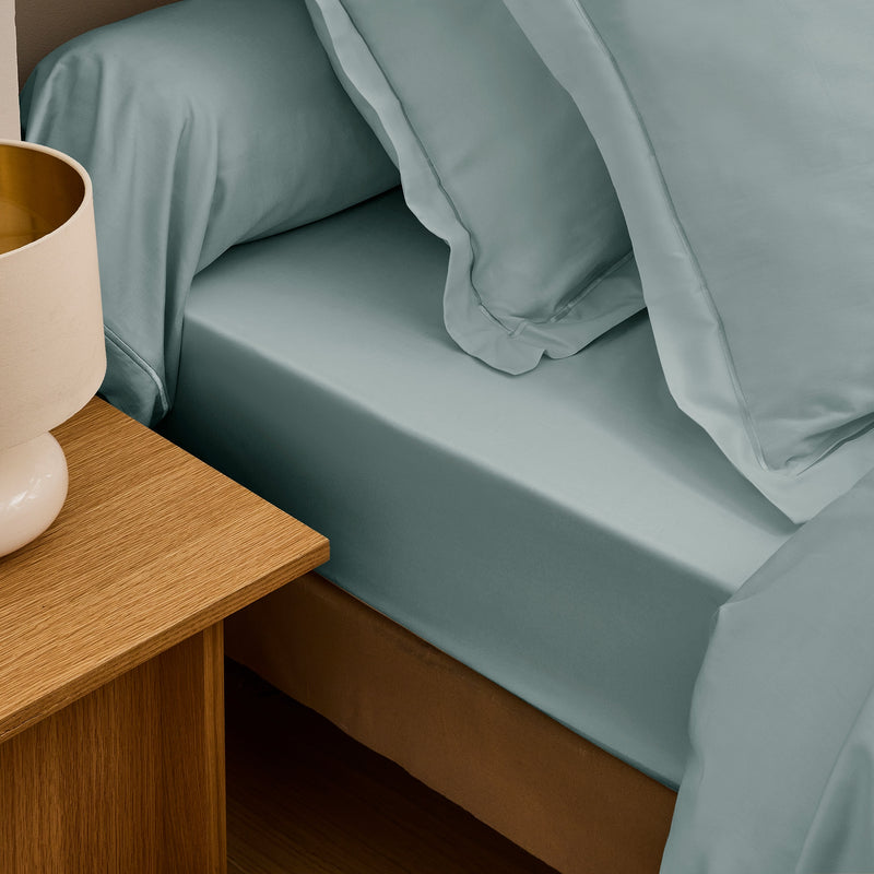 Taie De Traversin "Prestige" - Satin De Coton - Celadon