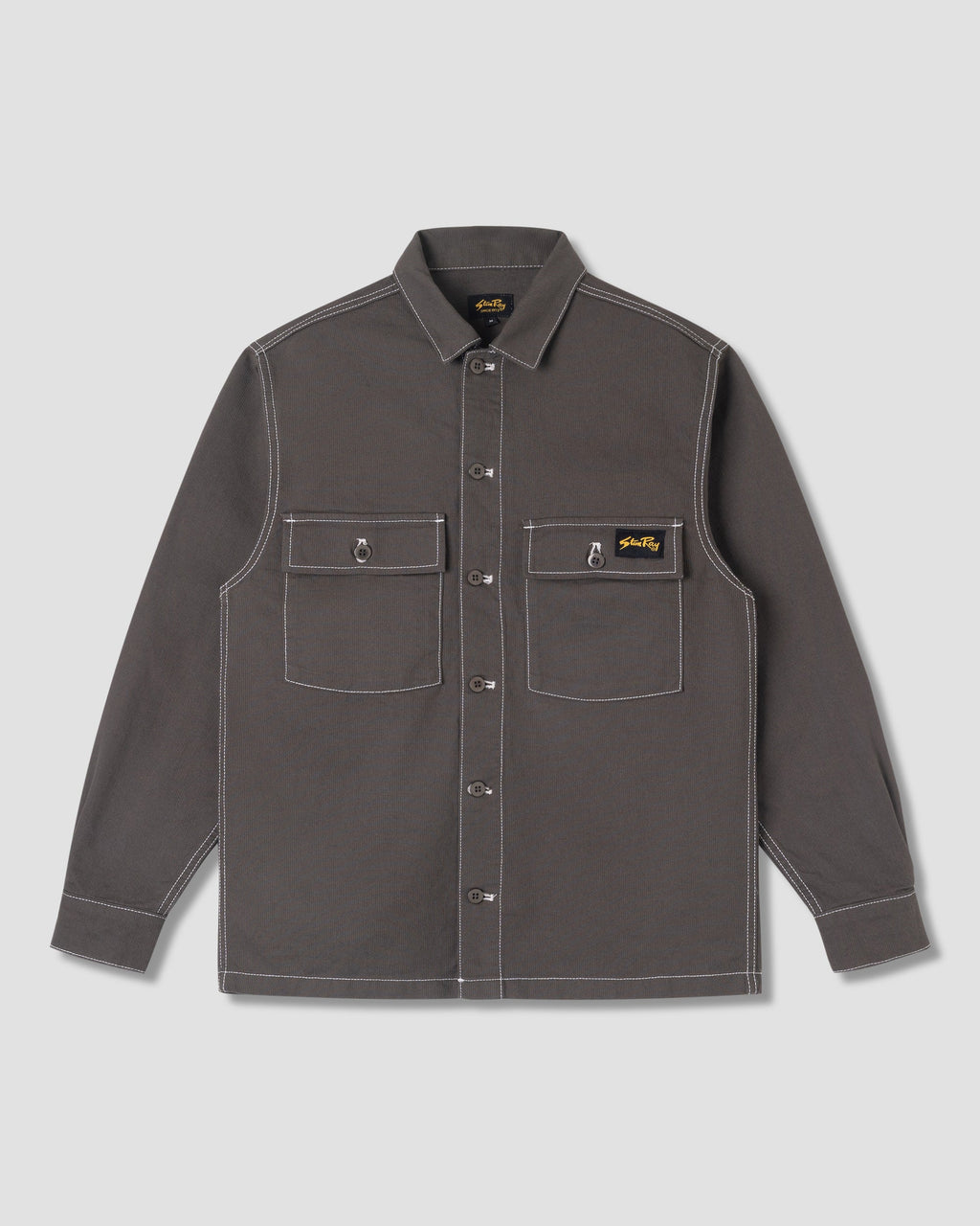 CPO Shirt - Charcoal Bedford