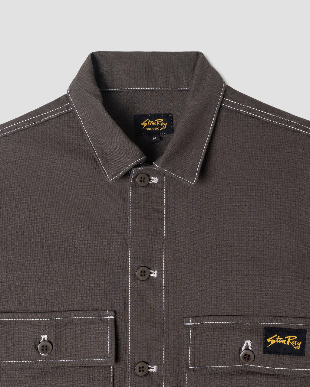CPO Shirt - Charcoal Bedford