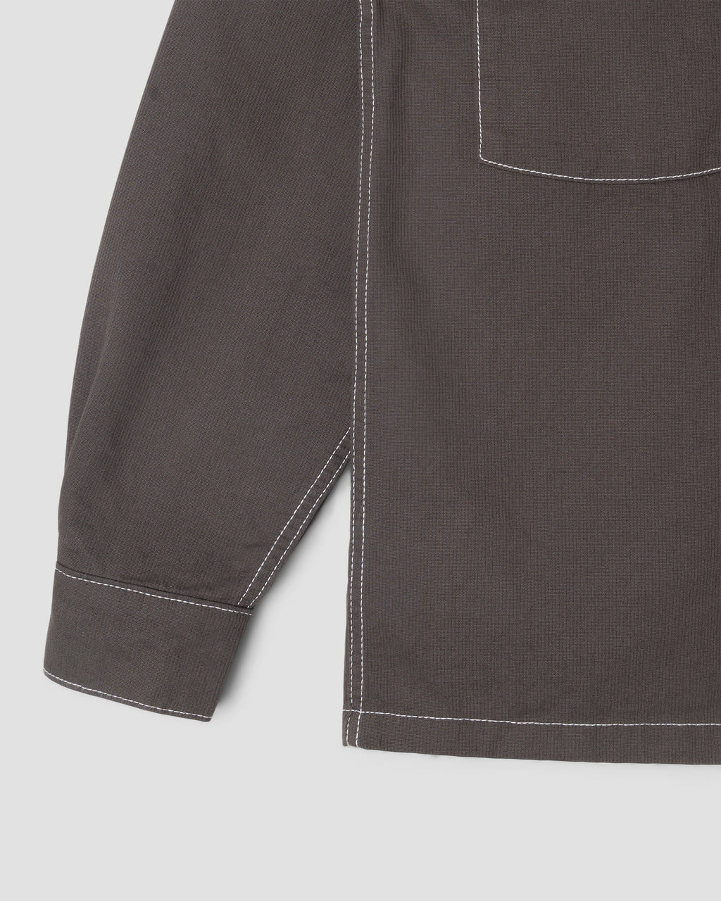 CPO Shirt - Charcoal Bedford