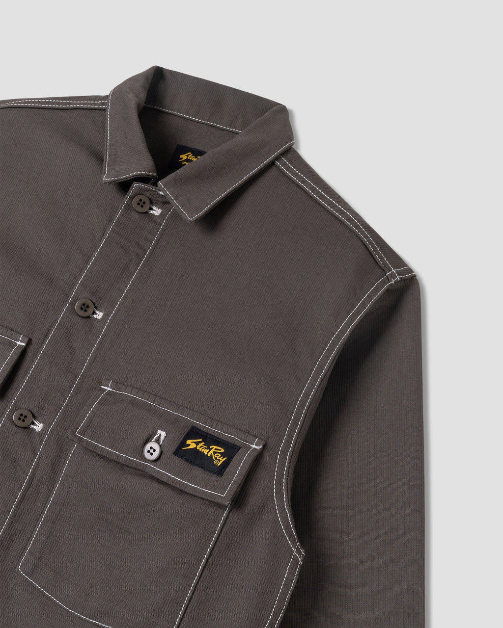 CPO Shirt - Charcoal Bedford