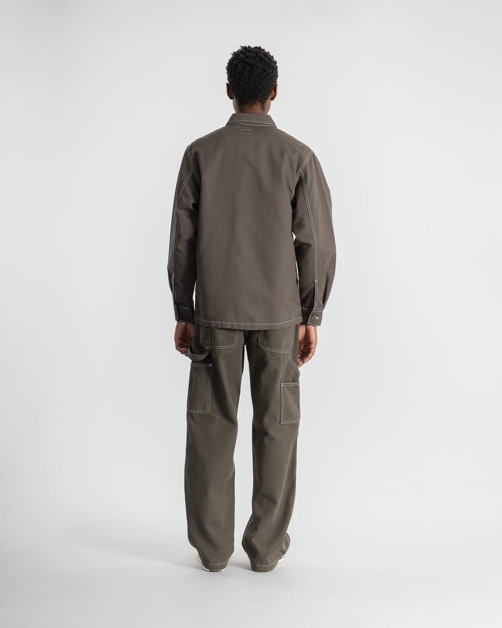 CPO Shirt - Charcoal Bedford