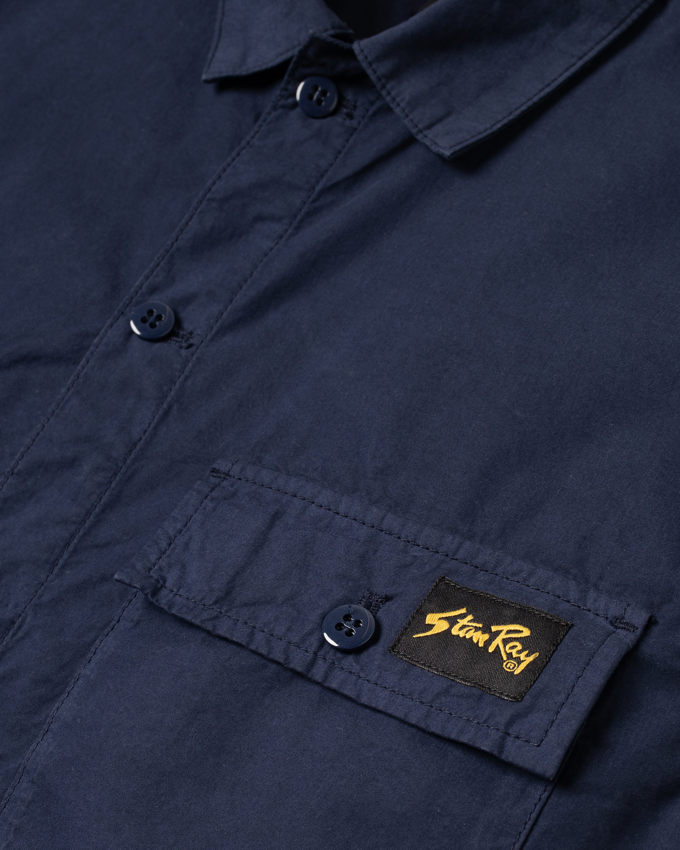 CPO Shirt - Navy Poplin