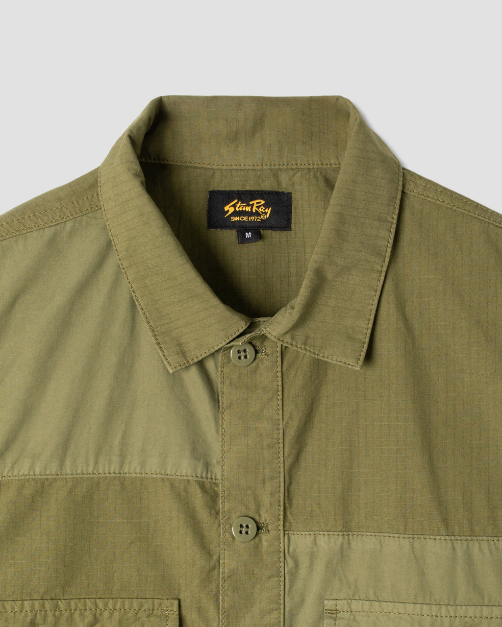 CPO Shirt - Olive/Poplin Mix