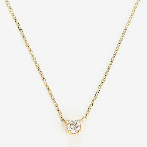 Collier Solitaire D0,08/1 - Or Jaune 375/1000