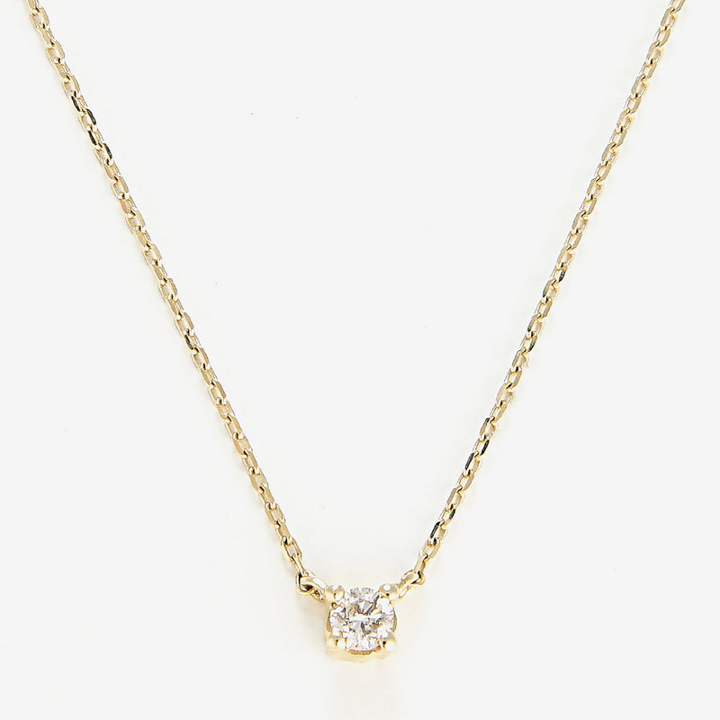 Collier Solitaire D0,08/1 - Or Jaune 375/1000