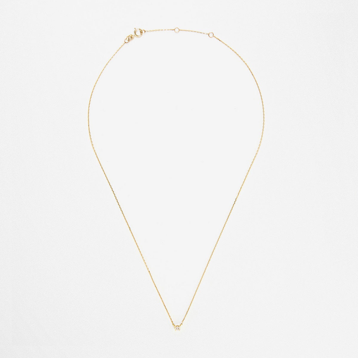 Collier Solitaire D0,08/1 - Or Jaune