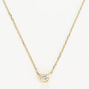 Collier Solitaire D0,08/1 - Or Jaune 375/1000