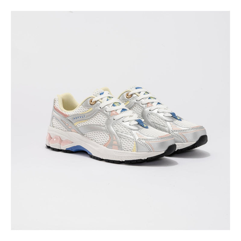 Sneakers City Run Silver-Blue-Pink-Yellow