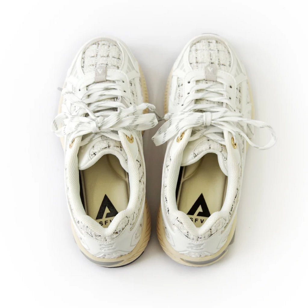Sneakers City Run - White-Tweed