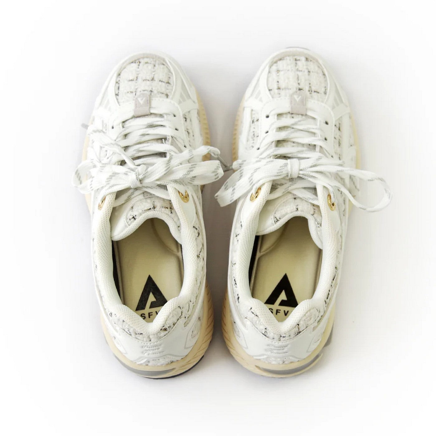 Sneakers City Run - White-Tweed