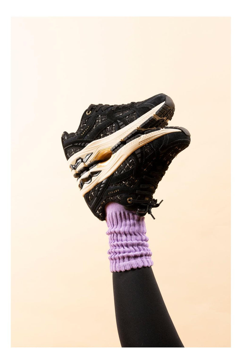 Sneakers City Run Black-Tweed