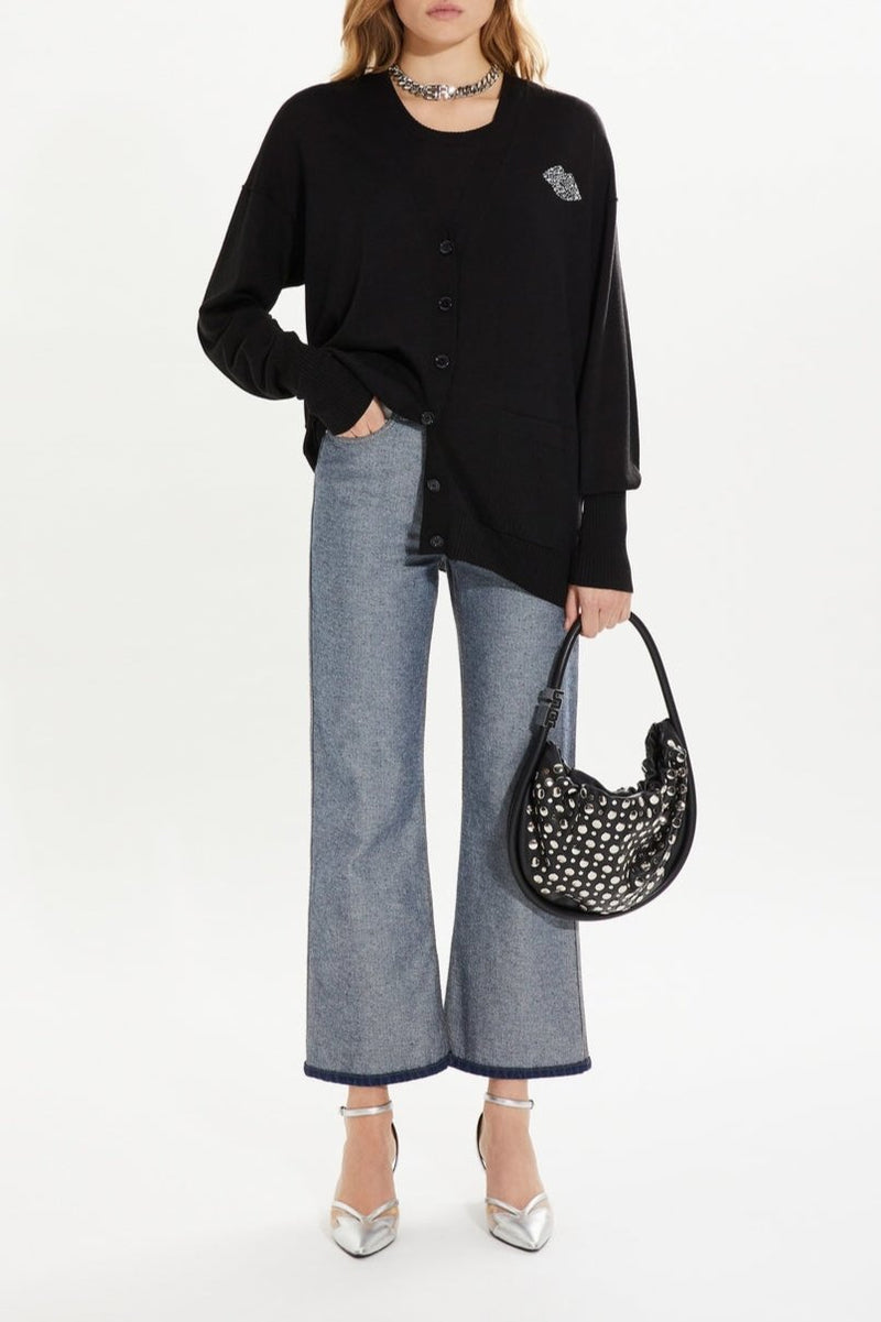 Cardigan - Noir - Femme