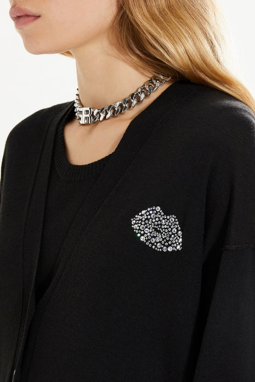 Cardigan - Noir - Femme