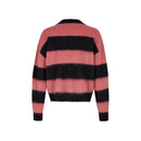 Cardigan - Rayures Noir/Rose - Femme