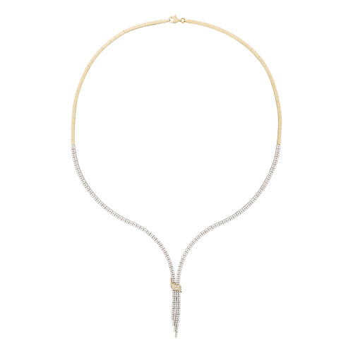 Collier "Nos Chemins" Or Bicolore 375/1000